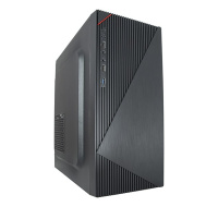 VeinX case Crown CR18A Mid Tower, bez zdroje, 1x USB3.0, 2x USB2.0, černá