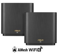 ASUS ZenWifi XT8 v2 2-pack black Wireless AX6600 Wifi 6 Tri-Band Gigabit Mesh system