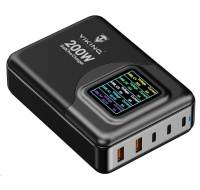 Viking nabíječka USB GaN 200W PD Pro