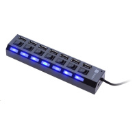 CONNECT IT USB hub Mighty switch, 7 ON/OFF portů