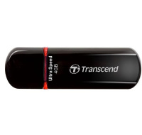 TRANSCEND Flash Disk 4GB JetFlash®600, USB 2.0 (R:20/W:10 MB/s) černá/červená