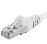 PREMIUMCORD Patch kabel CAT6a S-FTP, RJ45-RJ45, AWG 26/7 7m bílá