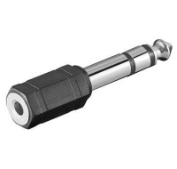 PremiumCord adaptér 6,3mm Stereo plug - 3,5mm Stereo jack (M/F)