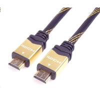 PREMIUMCORD Kabel HDMI 2.0 High Speed + Ethernet kabel HQ, zlacené konektory, 3m