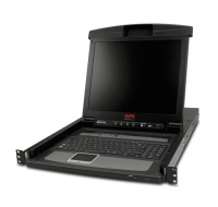 APC 17" Rack LCD Console with Integrated 16 Port Analog KVM Switch