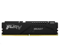 KINGSTON DIMM DDR5 8GB 5200MT/s CL40 FURY Beast Černá