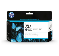 HP 727 Black Mate Ink Cart, 130 ml, B3P22A