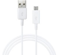 Samsung datový kabel EP-DG925UWE, micro USB, bílá (bulk)