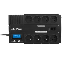 BAZAR - CyberPower BRICs Series II SOHO LCD UPS 1000VA/600W, české zásuvky - Po opravě (Náhradní krabice)