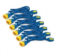 APC Power Cord Kit (6 ks), Locking, C13 to C14, 1.8m, Blue