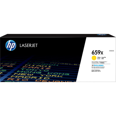 HP 659X  High Yield Yellow Original LaserJet Toner Cartridge (29,000 pages)