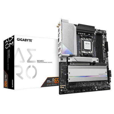 GIGABYTE MB Sc AM5 B650 AERO G, AMD B650, 4xDDR5, 1xHDMI, 1xUSB-C