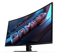 GIGABYTE LCD - 32" Gaming monitor GS32QCA, Prohnutý VA 1500R, 2560x1440 QHD, 180Hz, 3500:1, 250cd/m2, 1ms, 2xHDMI, 1xDP