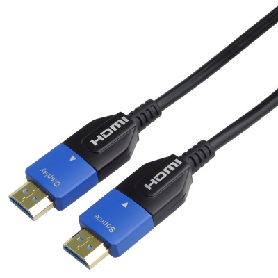 PREMIUMCORD Ultra High Speed HDMI 2.1 optický kabel 8K@60Hz 4K@120Hz 25m zlacený