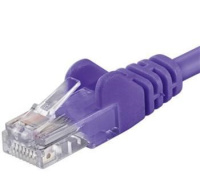 PremiumCord Patch kabel UTP RJ45-RJ45 CAT6 2m fialová