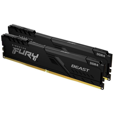 KINGSTON DIMM DDR4 16GB (Kit of 2) 3200MT/s CL16 FURY Beast Černá