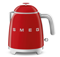 Smeg KLF05RDEU mini rychlovarná konvice, 0,8 l / 3 šálky, 1400 W, styl 50. let, červená