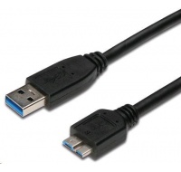 PREMIUMCORD Kabel USB 3.0 A - Micro B 3m, propojovací (M/M)