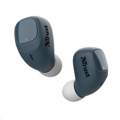 TRUST sluchátka NIKA Compact Bluetooth Wireless Earphones, blue/modrá