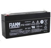 Baterie - Fiamm FG10301 (6V/3Ah - Faston 187), životnost 5let