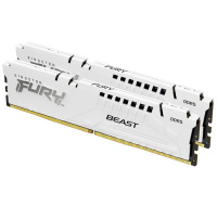 KINGSTON DIMM DDR5 32GB (Kit of 2) 6800MT/s CL34 ECC FURY Beast XMP Bílá