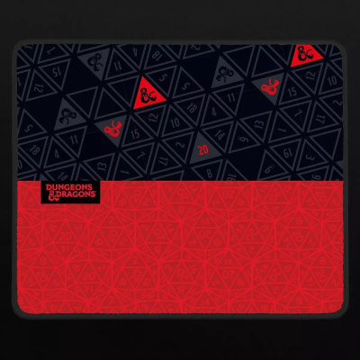 Konix Dungeons & Dragons Black & Red Mousepad