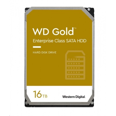 WD GOLD WD161KRYZ 16TB, SATA III 3.5", 512MB 7200RPM, 262MB/s, CMR, Enterprise