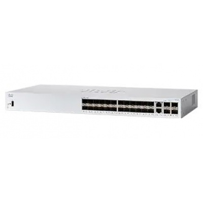 Cisco switch CBS350-24S-4G-EU (24xSFP,4xGbE/SFP combo,fanless)