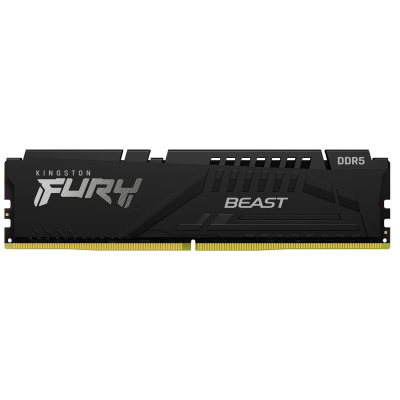 KINGSTON DIMM DDR5 32GB 6400MT/s CL32 ECC FURY Beast EXPO Černá