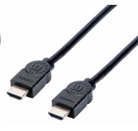 Manhattan HDMI kabel, ARC, 3D, 4K@30Hz, Shielded, 1.5m, černá