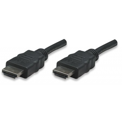 MANHATTAN kabel High Speed HDMI 3D, Male to Male, stíněný, černý, 20m (22.5m)