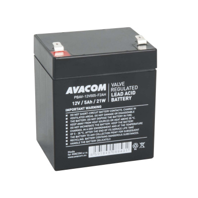 AVACOM baterie 12V 5Ah F2 HighRate (PBAV-12V005-F2AH)