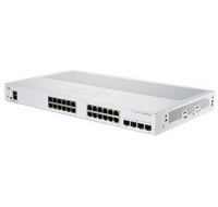 Cisco switch CBS250-24T-4X (24xGbE,4xSFP+,fanless) - REFRESH