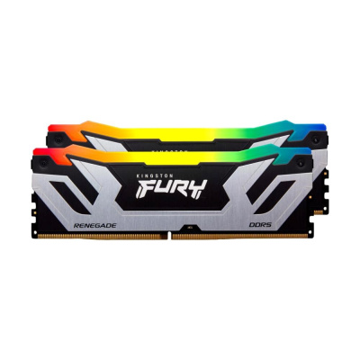 KINGSTON CUDIMM DDR5 48GB (Kit of 2) 8400MT/s CL40 FURY Renegade RGB Silver XMP