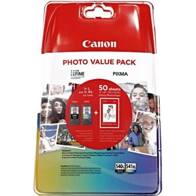 Canon CARTRIDGE PG-540L/CL-541XL SEC -fotopapír PIXMA MG, PIXMA MX, PIXMA TS 3550, 2250, 515, 4150, 4250, 475, 5151