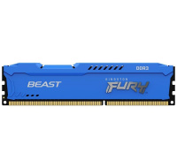 KINGSTON DIMM DDR3 4GB 1600MT/s CL10 FURY Beast Modrá