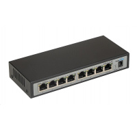 MaxLink reverzní PoE switch RSG-8-1P-DC 7x PoE IN, 1x PoE Out, 1x DC Out