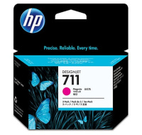 HP 711 Magenta DJ Ink Cart, 29 ml, 3-pack, CZ135A