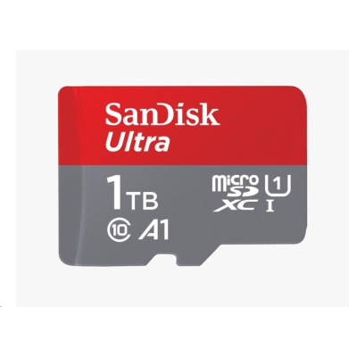 SanDisk Micro SDXC karta 1TB Ultra (150 MB/s, A1 Class 10 UHS-I) + adaptér