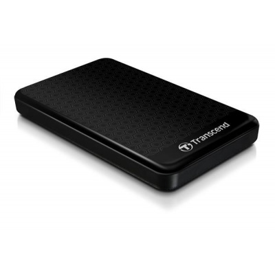 TRANSCEND externí HDD USB 3.1 StoreJet 25A3, 2TB, Black (nárazuvzdorný, 256-bit AES)