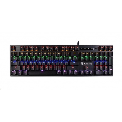 A4tech Bloody B760W mechanická RGB herní klávesnice, USB, CZ
