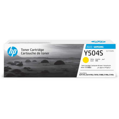 HP - Samsung CLT-Y504S Yellow Toner Cartri (1,800 pages)