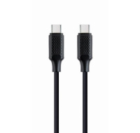 GEMBIRD Kabel USB PD (Power Delivery), 60W, Type-C na Type-C kabel (CM/CM), 1,5m, datový a napájecí, černá