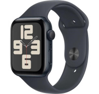 Apple Watch SE (2024) GPS 40mm Midnight Aluminium Case with Midnight Sport Band - S/M