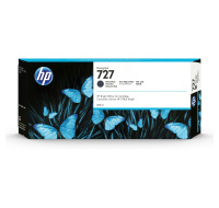 HP 727 Black matte DJ Ink Cart, 300 ml, C1Q12A