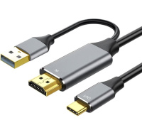 PREMIUMCORD Adaptér HDMI 2.0 na USB-C, 4K@60Hz, 2m