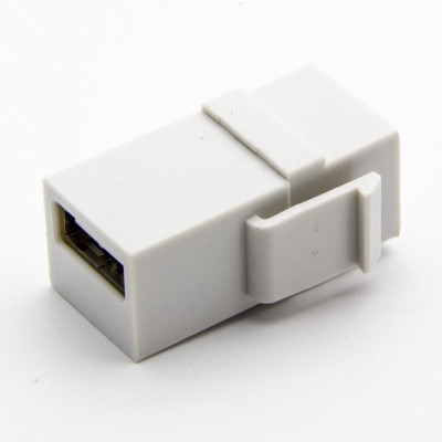 PremiumCord USB propojka USB2.0, pro instalaci do keystone zásuvky