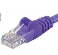 PREMIUMCORD Patch kabel UTP RJ45-RJ45 CAT5e 1m fialová