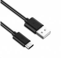 PremiumCord Kabel USB 3.1 C/M - USB 2.0 A/M, rychlé nabíjení proudem 3A, 10cm, černá