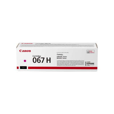 Canon TONER  067H purpurová pro i-SENSYS LBP631Cw, LBP633Cdw, MF651Cw, MF655Cdw, MF657Cdw (2350 str.)